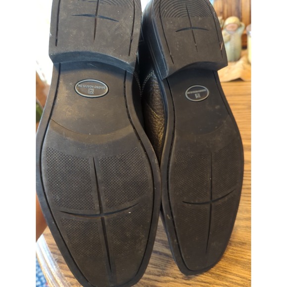 Sandro Moscoloni Loafers Leather Slip-on Mens 11D Comfort Square Toe Black main image 8